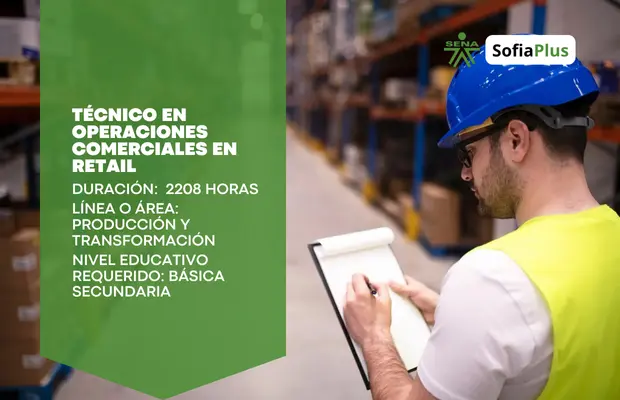 Tecnico en operaciones comerciales en retail SENA