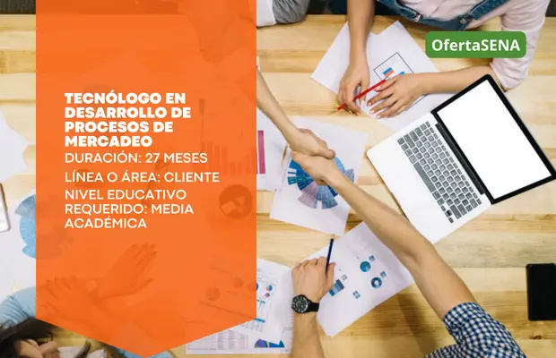 Carrera Tecnólogo en Desarrollo de Procesos de Mercadeo SENA Betowa