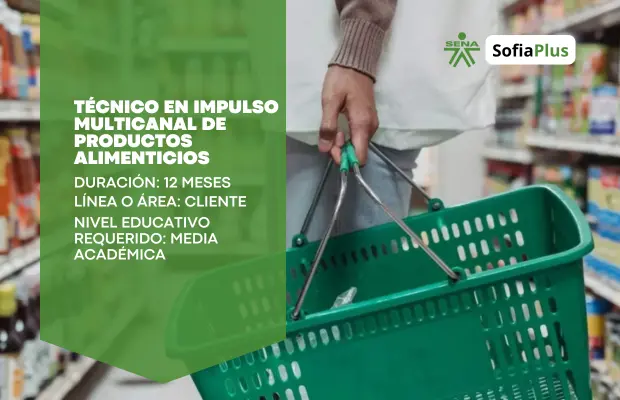 Carrera Técnico en Impulso Multicanal de Productos Alimenticios SENA Betowa