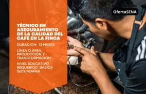Técnico en Aseguramiento de la Calidad del Café en la Finca